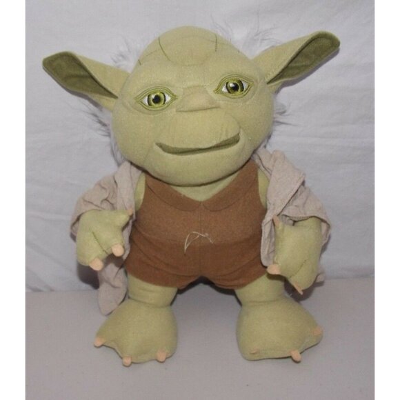 Star Wars Talking Yoda Plush Doll 12" - Picture 1 of 3